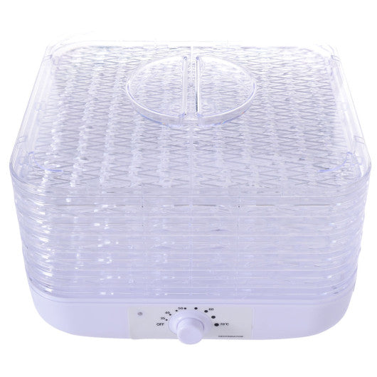 Costway 6 Trays Electric Food Dehydrator Fruit Vegetable Dryer