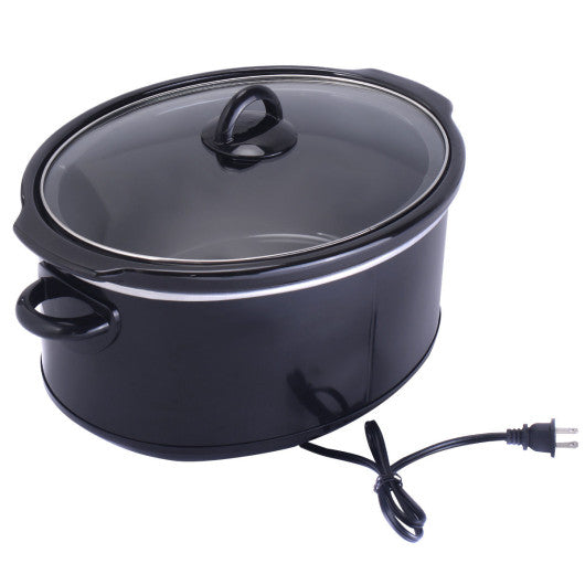 Costway 7 Quart Oval Electric Slow Cooker Cookware