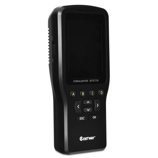 Costway Air Quality Monitor Detector Accurate Testing Formaldehyde