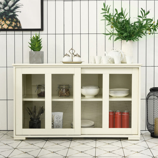 http://kitchenoasis.com/cdn/shop/files/Costway-Cream-White-Sideboard-Buffet-Cupboard-Storage-Cabinet-with-Sliding-Door.jpg?v=1698462724