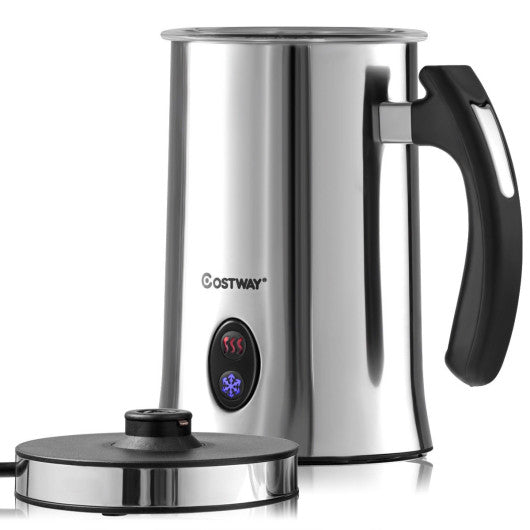 Costway Electric Automatic Milk Frother with Hot or Cold Milk Function