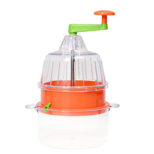Costway Multifunctional Manual Spiral Plastic Vegetable Slicer Fruit Cutter
