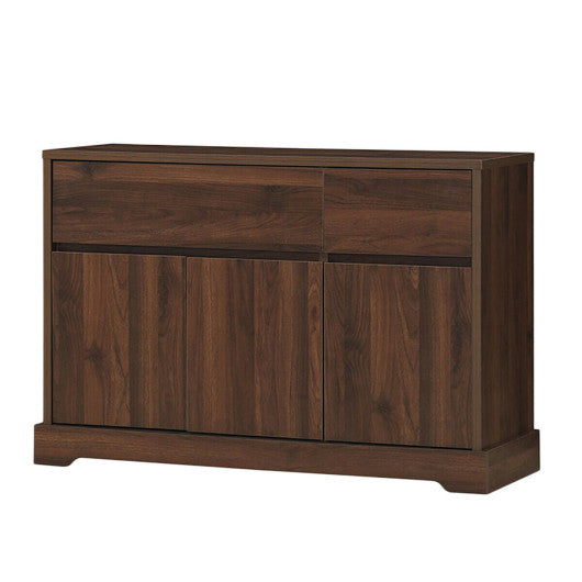Costway Storage Buffet Sideboard with 2 Drawers and 2 Cabinets