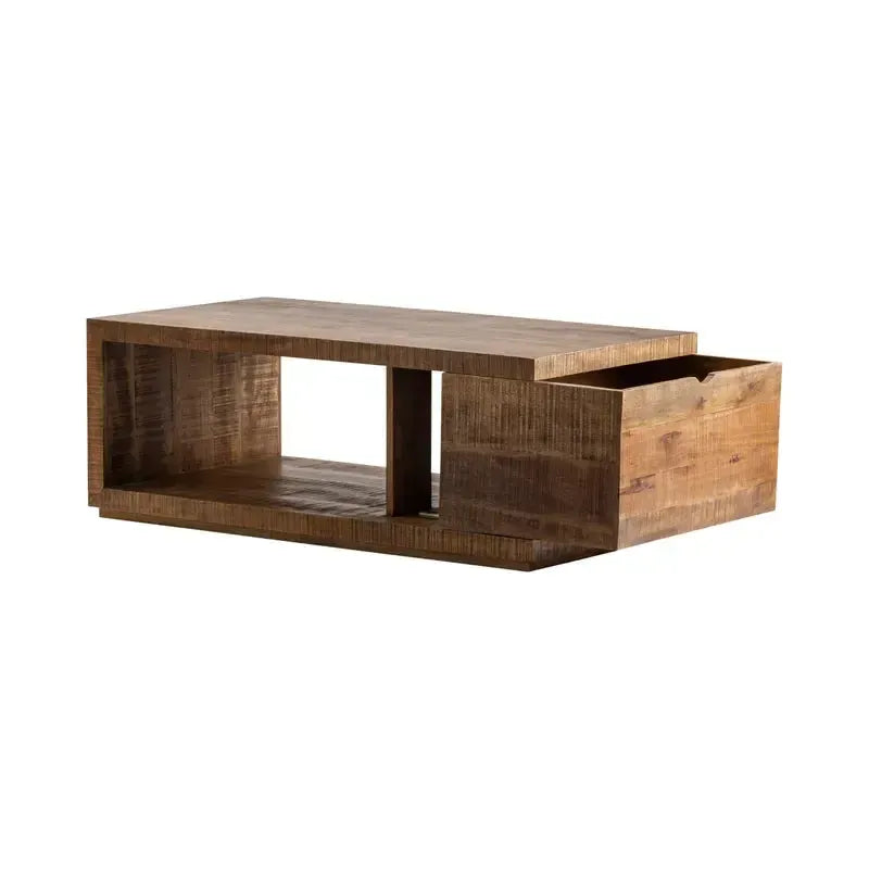 Crestview Collection Crosby 50" x 28" x 18" Occasional Wood Rectangle Cocktail Table