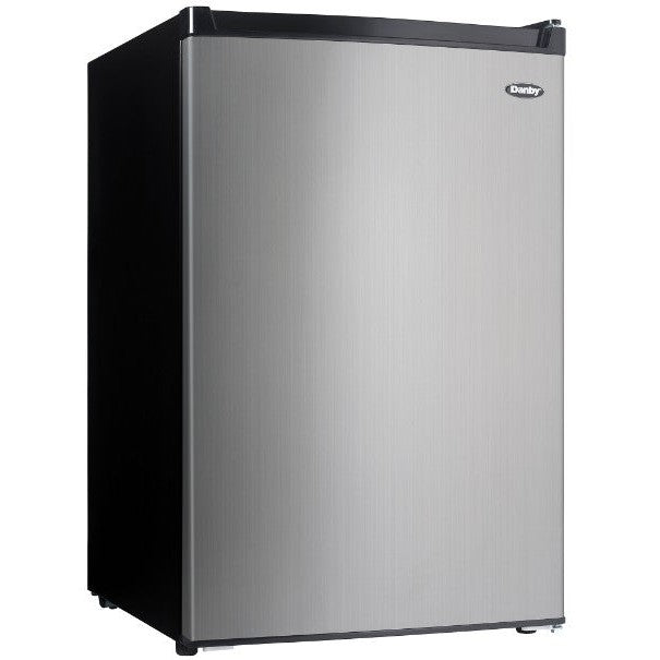 Danby 127L Stainless Steel Compact Fridge With True Freezer 