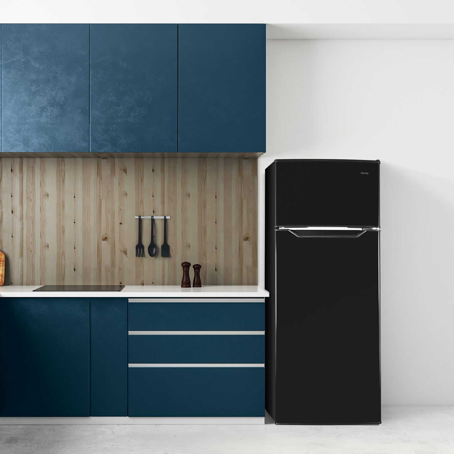 Danby 210L Black Apartment Size Top Mount Fridge - DPF074B2BDB-6