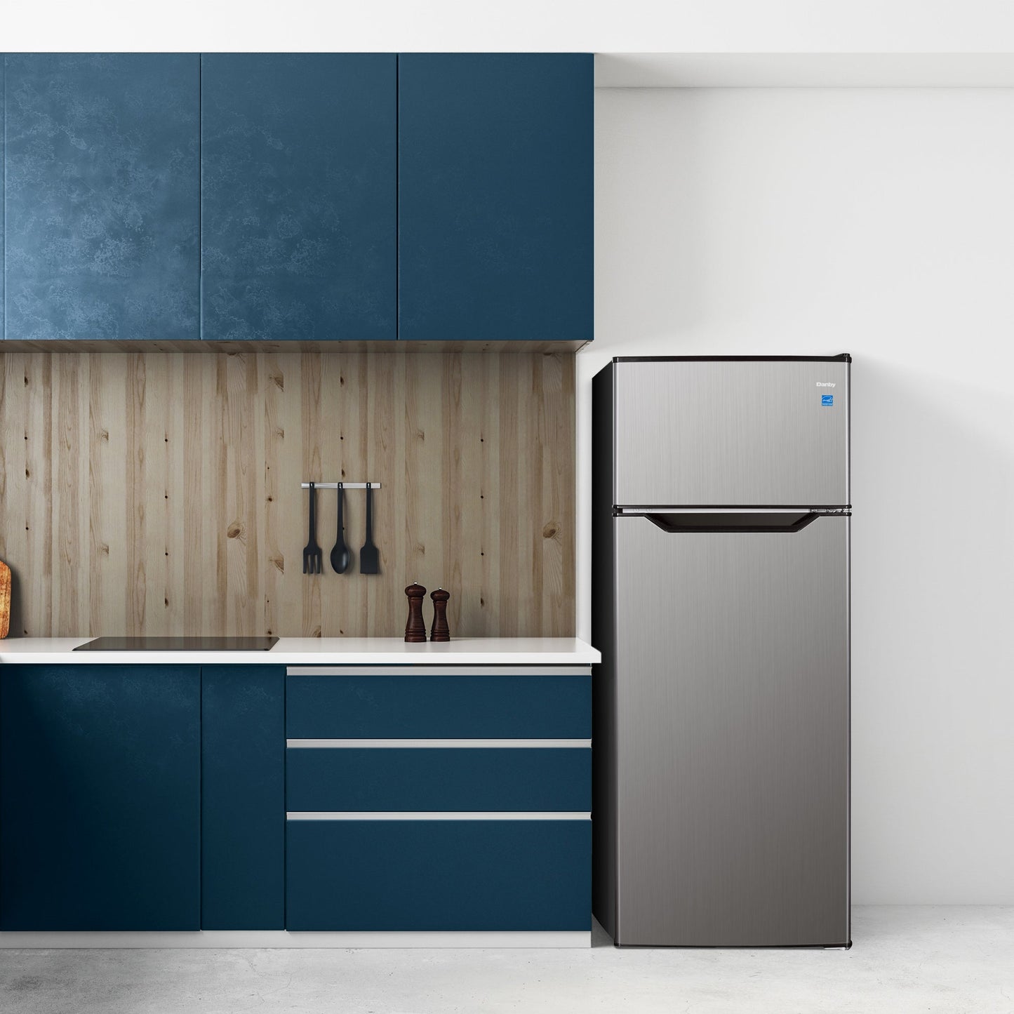 Danby 210L Stainless Steel Apartment Size Top Mount Fridge - DPF074B2BSLDB-6
