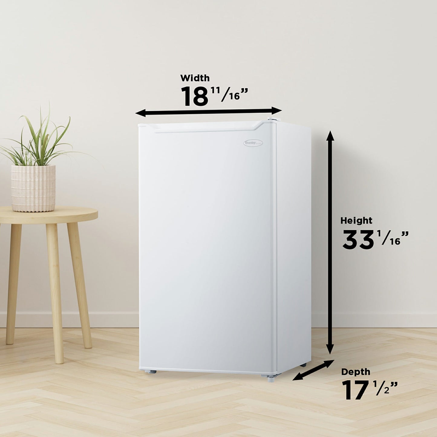 Danby 91L White Compact Fridge - DAR032B1WM