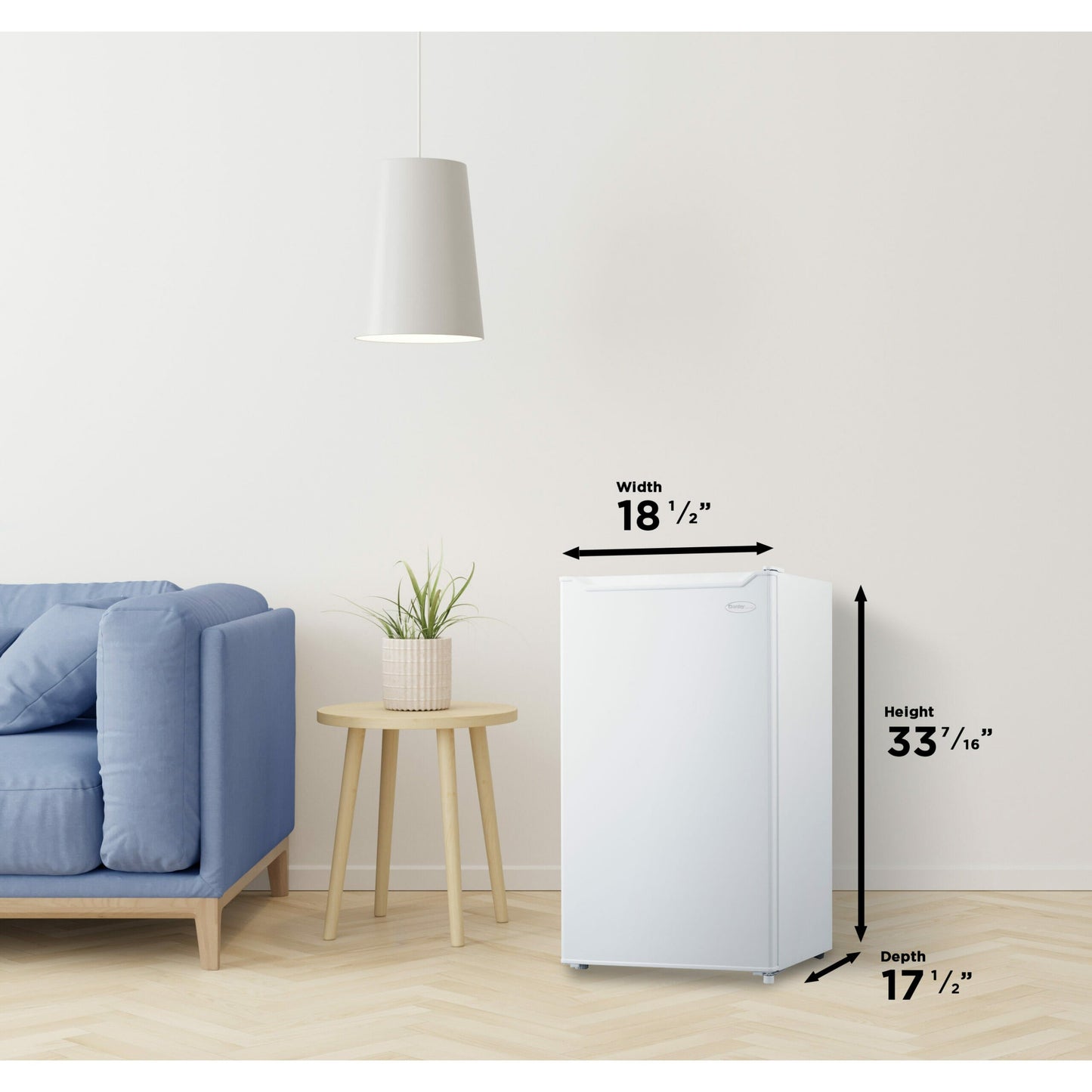 Danby 93L White Compact Fridge - DCR033B1WM