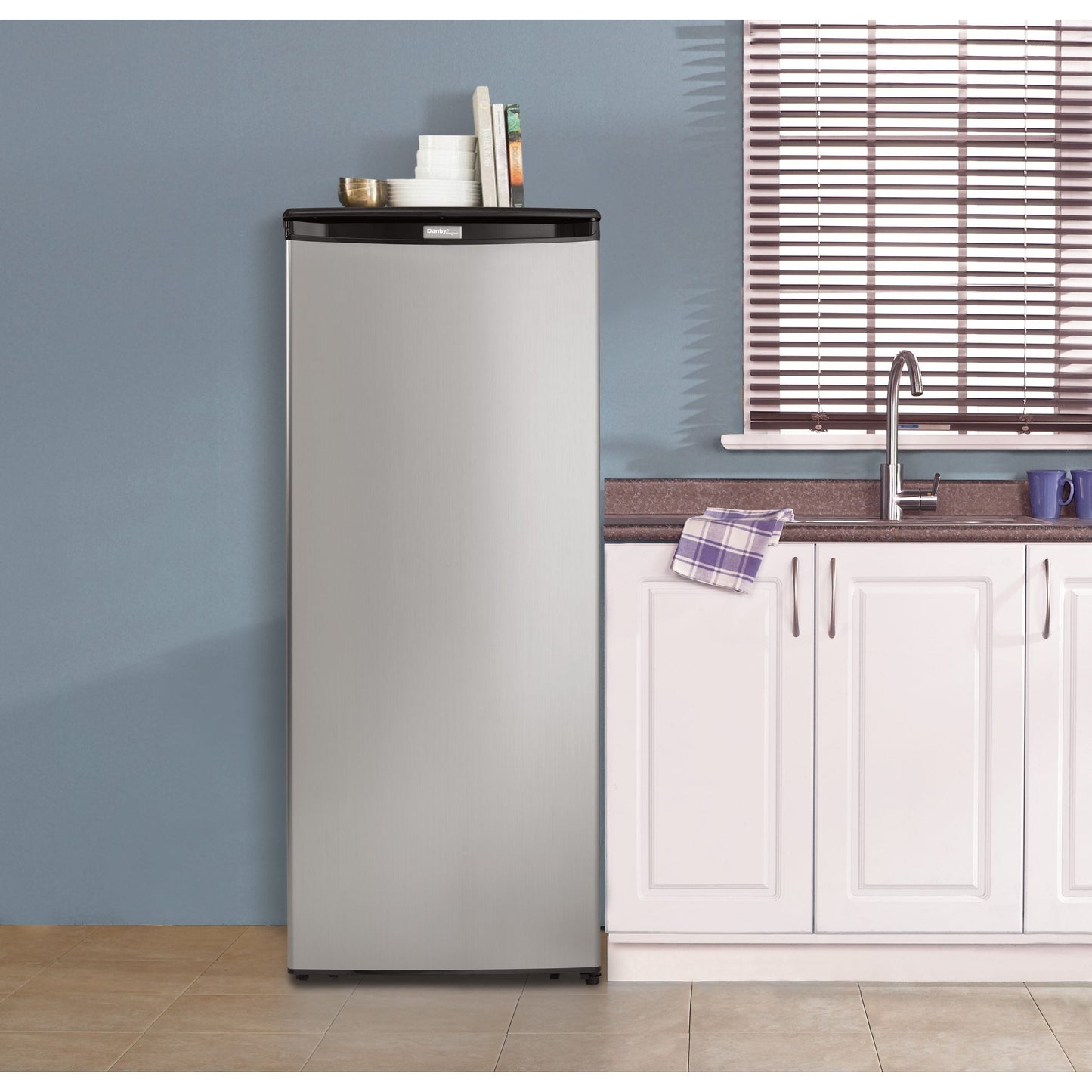 Danby Designer 241L Stainless Steel Upright Freezer - DUFM085A4BSLDD