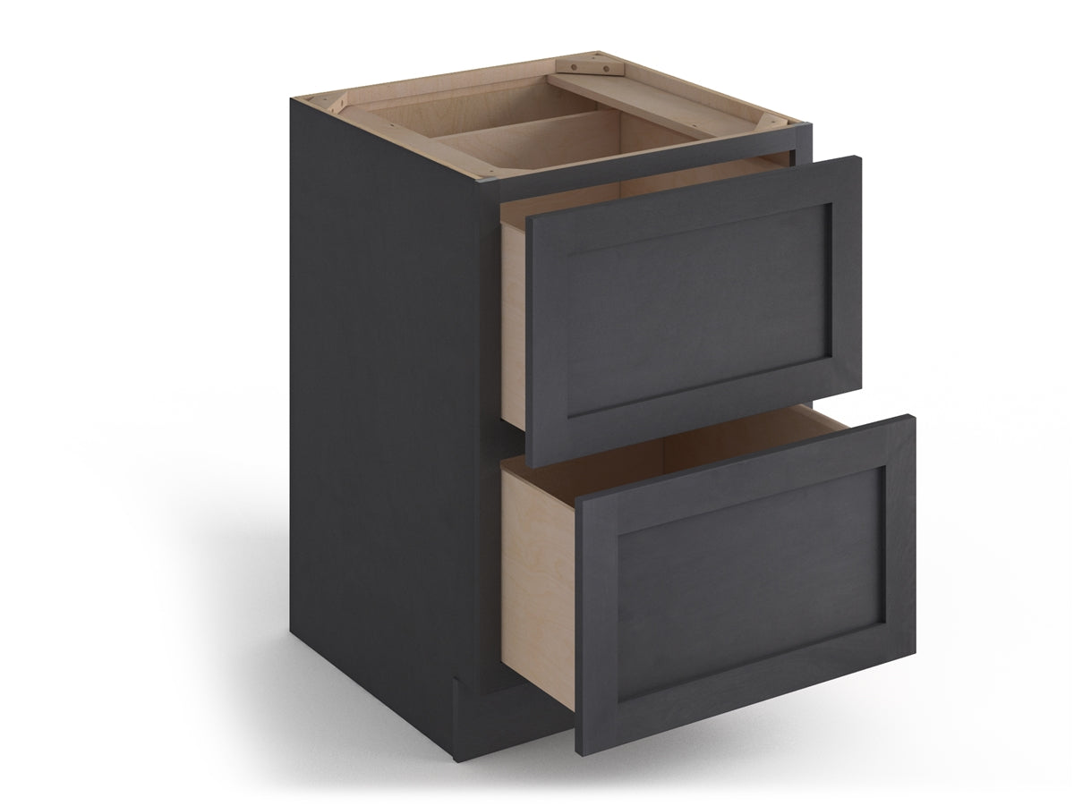 Domain Cabinets DC230-VIG-VW Valleywood 30" x 35" With 2 Drawers Dusky Gray Wooden Base Cabinet