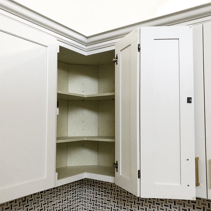 Domain Cabinets ERC2442-AIW-SD Alton 24" x 42" With 1 Folding Door Ivory White Wooden Wall Easy Reach Cabinet