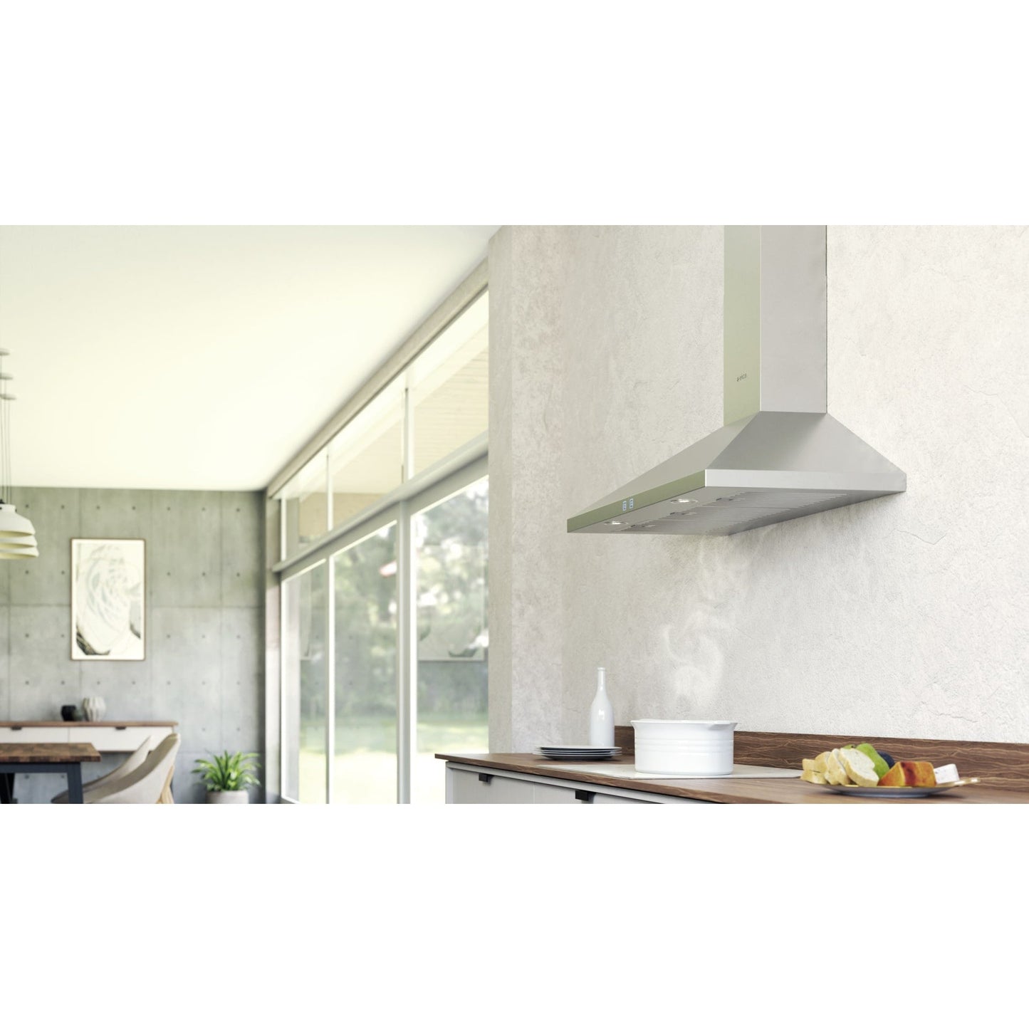 Elica Bolsena 30" Stainless Steel 4-Speed Electronic Touch Button Wall Mount Range Hood