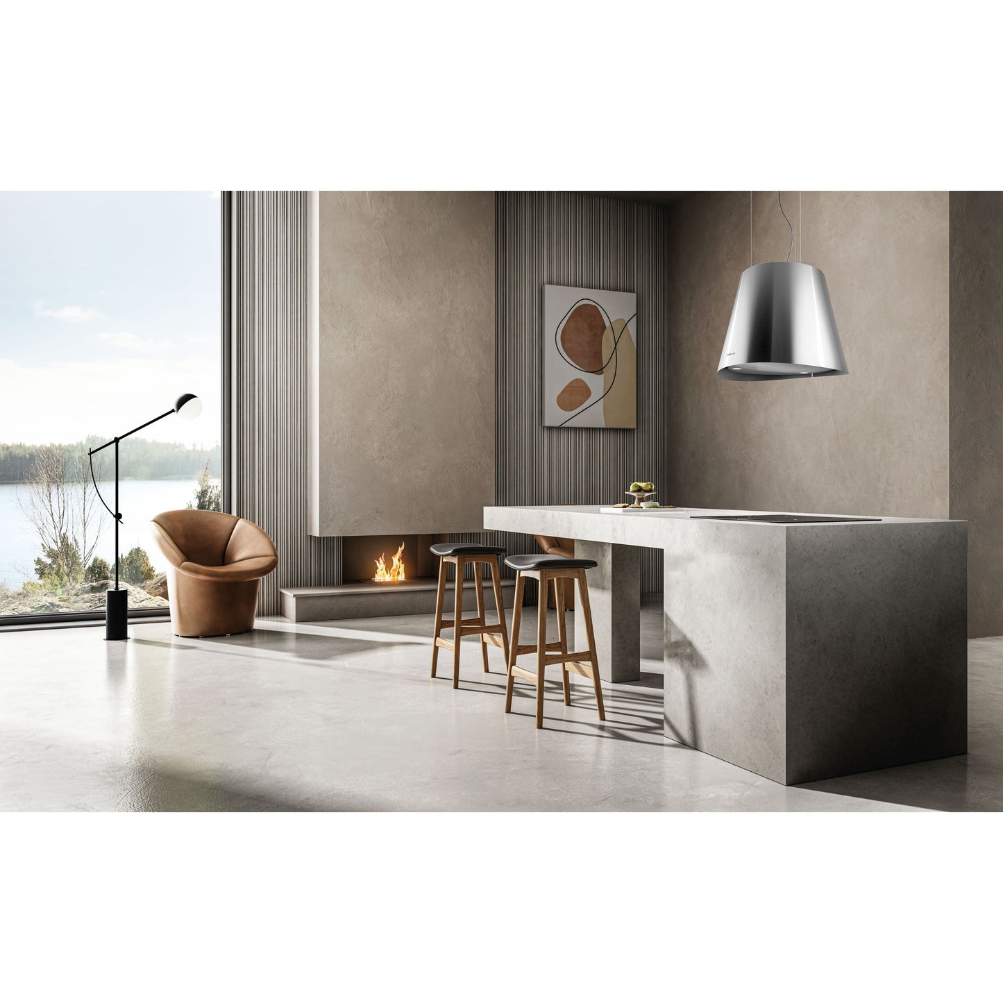 Elica Easy 20" Stainless Steel 3-Speed Electronic Push Range Hood