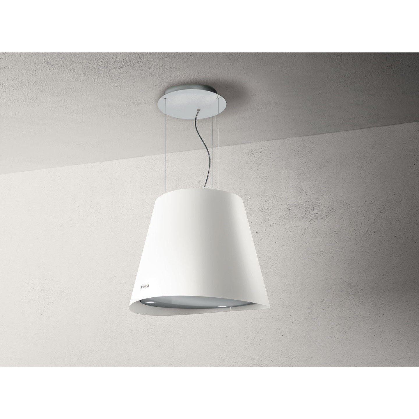 Elica Easy 20" White 3-Speed Electronic Push Range Hood