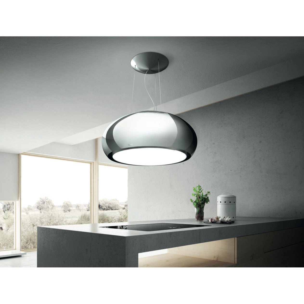 Elica Seashell 32" Stainless Steel 4-Speed Remote Control Range Hood