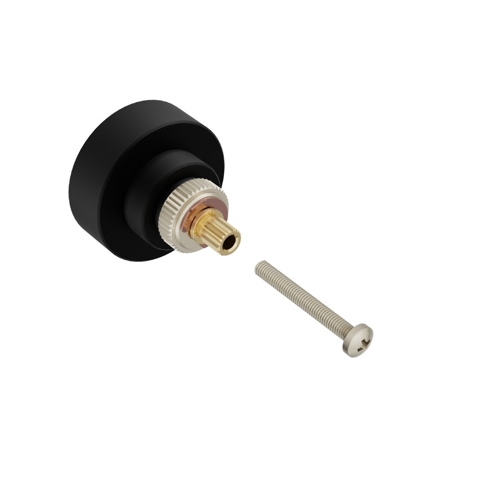 Flusso Faucets 0.6" Matte Black Extension Kit - for Use With TVH.4201