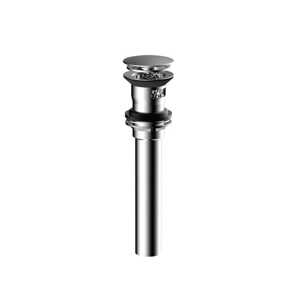 Flusso Faucets 1-1/4" Brushed Bronze PVD Pop-up Drain Assembly with Overflow