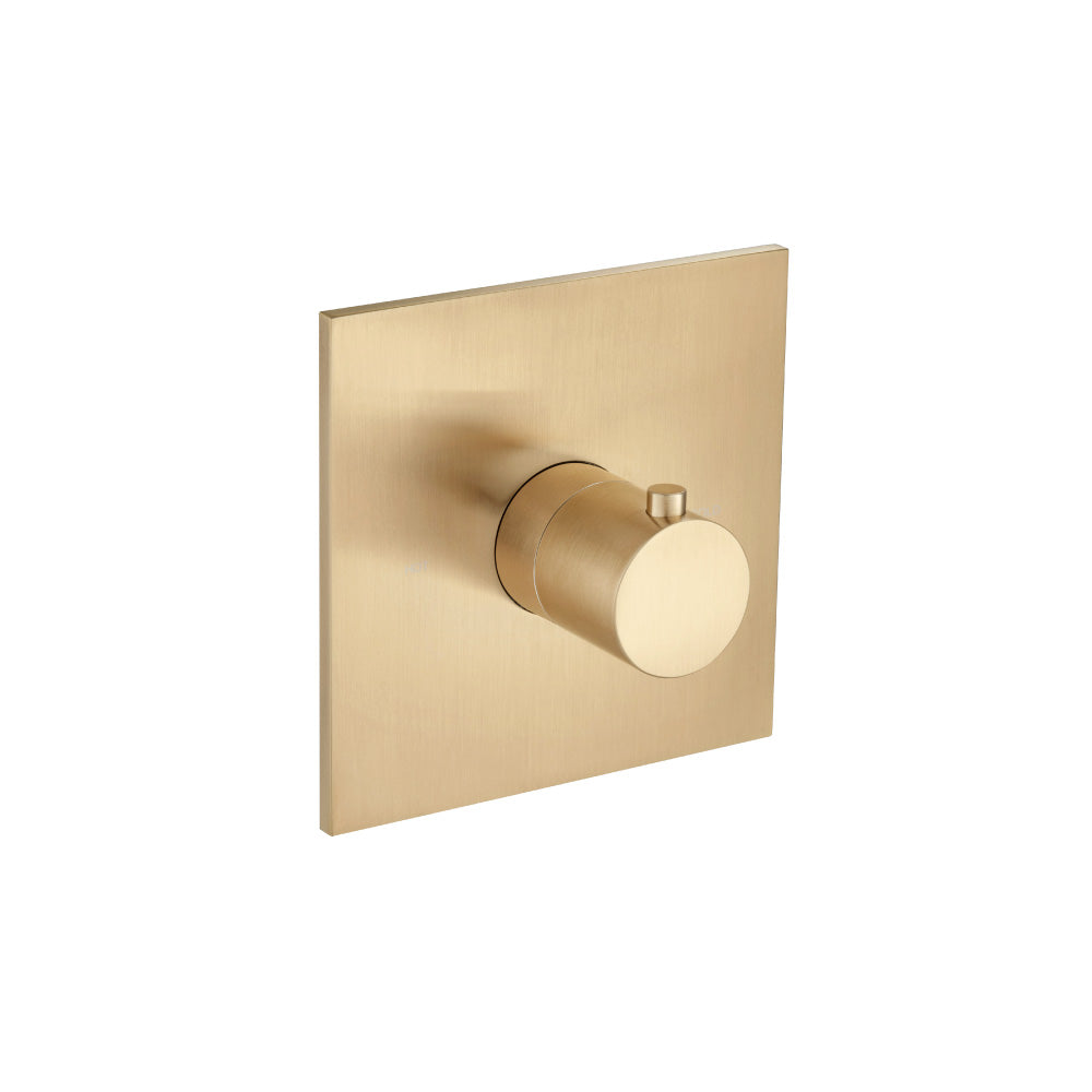Flusso Faucets 3/4" Brushed Bronze PVD Thermostatic Valve With Trim