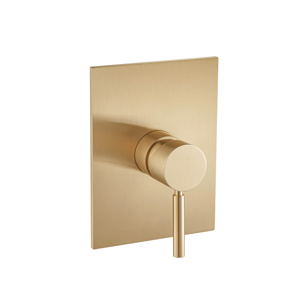 Flusso Faucets Brushed Bronze PVD Shower Trim With Pressure Balance Valve