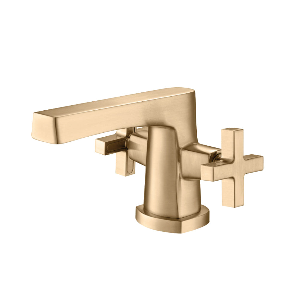 Flusso Faucets Brushed Bronze PVD Single Hole Bathroom Faucet