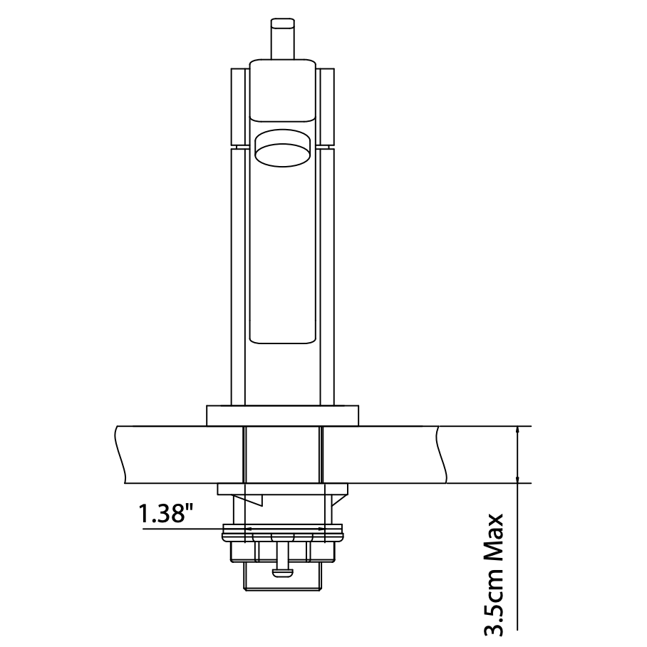 Flusso Faucets Klassiker Smallie 7" Single Hole Light Tan Stainless Steel Kitchen Faucet With Pull-Out Sprayer