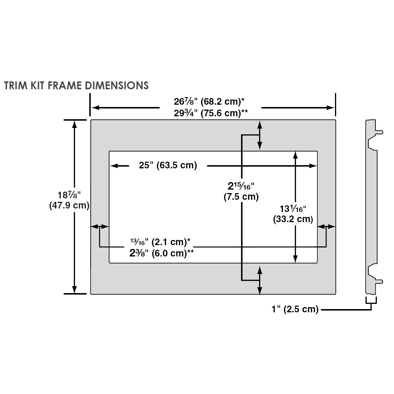 Forte 24" 2.2 Cu. Ft. Stainless Steel 1200-Watt Power Residential Countertop Microwave