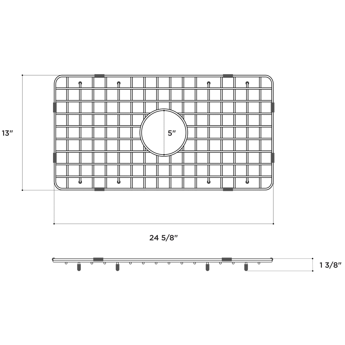Fortis Stainless Steel Grid for Sink LFS3018W
