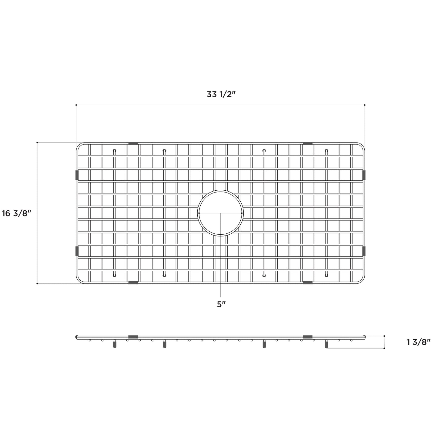 Fortis Stainless Steel Grid for Sink LTW3619W