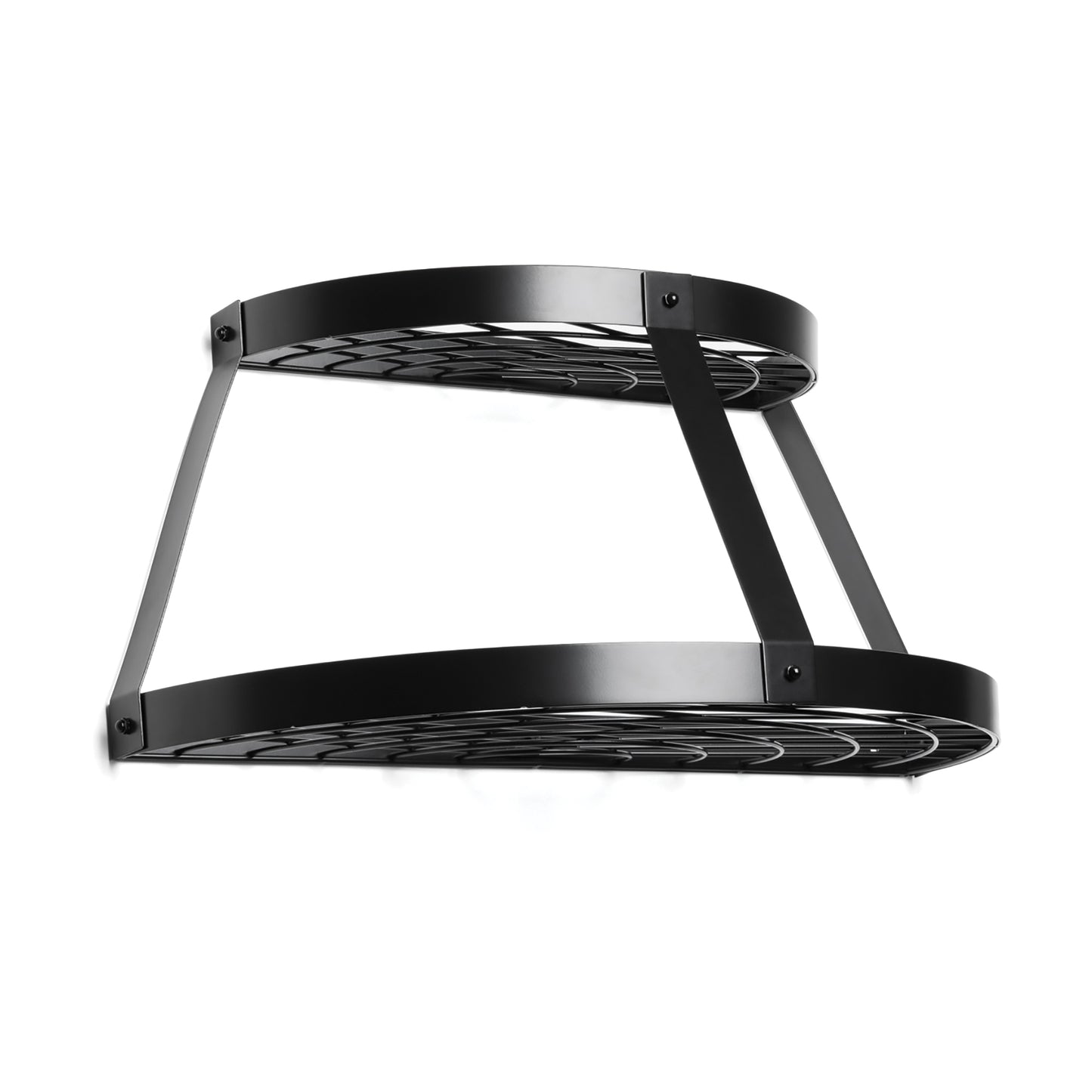 Fox Run 2 Shelf Wall Mount Pot Rack (7 Pieces)