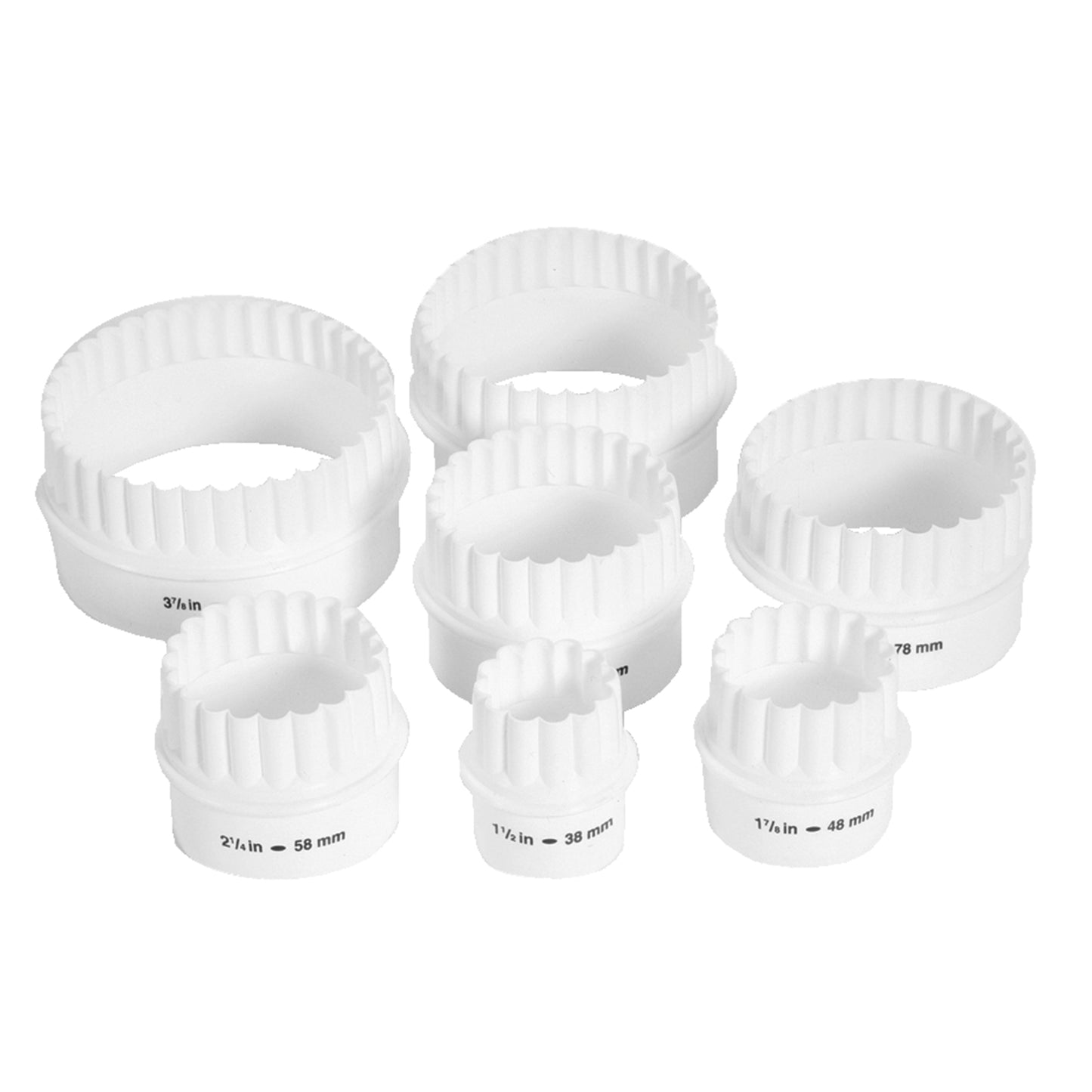 Fox Run 7Pc Plain/Crink 2 Sided Cutter - (Bundle of 29)