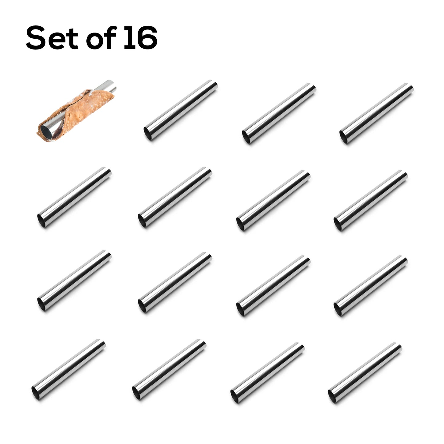 Fox Run Set of 16 Cannoli Molds - (26 Sets)