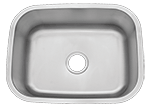 Futura CENTURY 23" Stainless Steel Kirchen Sink by Chemcore Industries