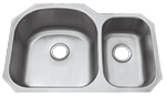 Futura Le SABRE 31" Stainless Steel Kirchen Sink by Chemcore Industries