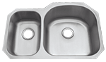 Futura Le SABRE Reverse 31" Stainless Steel Kirchen Sink by Chemcore Industries