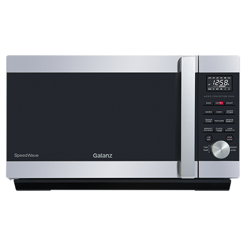 Galanz ToastWave 1.2-cu ft 1000-Watt Air Fry Sensor Cooking Controls  Countertop Convection Microwave (Stainless Steel Black) in the Countertop  Microwaves department at