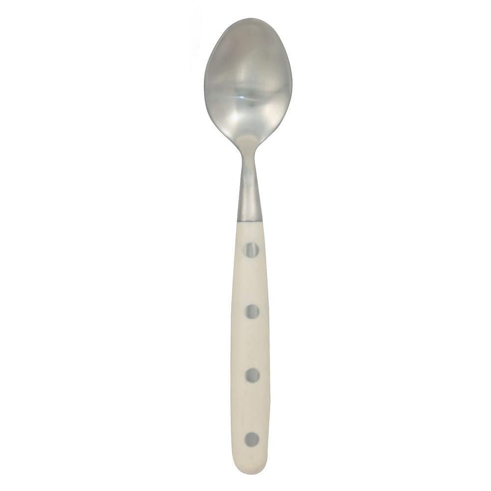 Ginkgo International Helmick Collection 20-Piece Stainless Steel Lyon Ivory Flatware Set