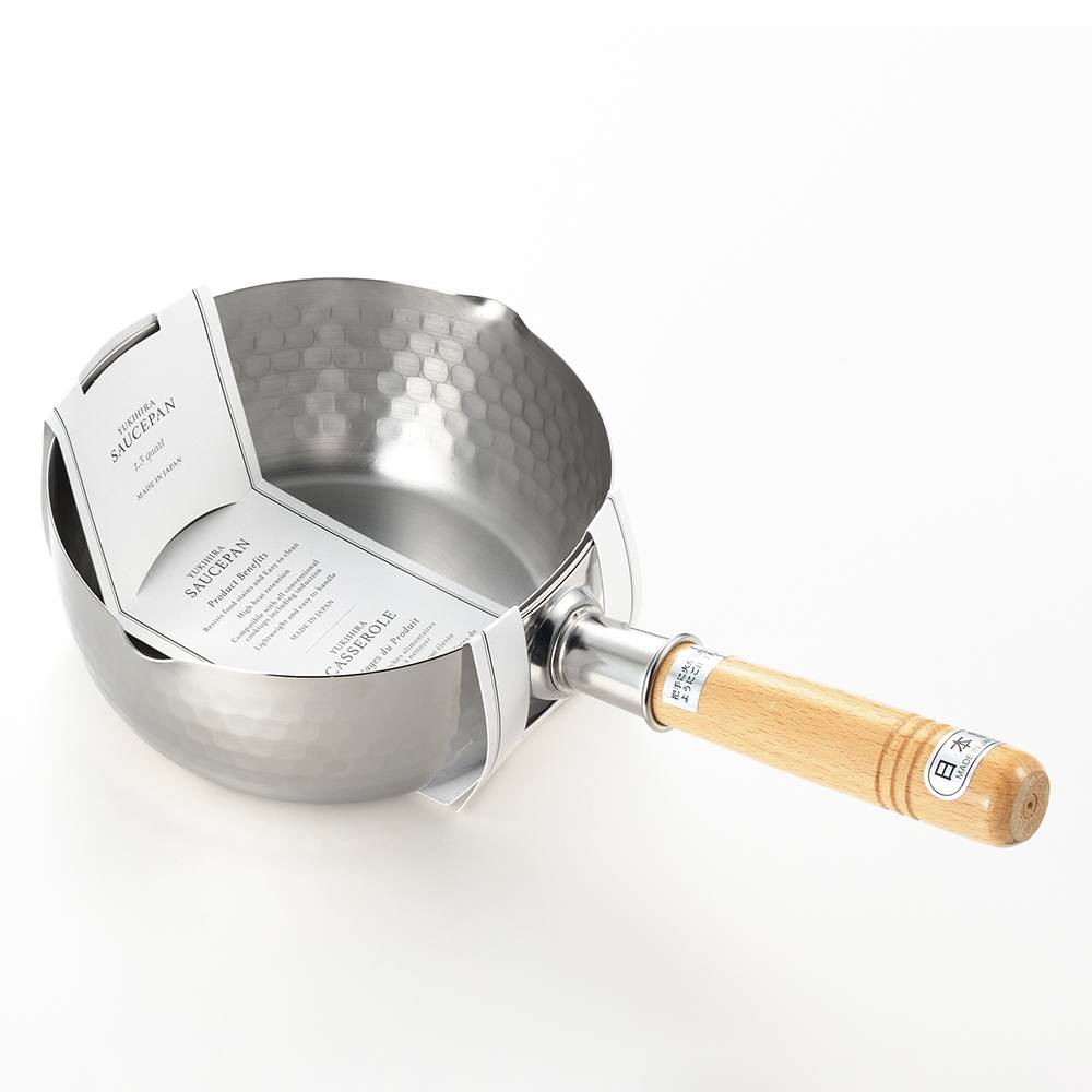 Ginkgo International Yoshikawa Yukihira 6" Chrome Stainless Steel Pot