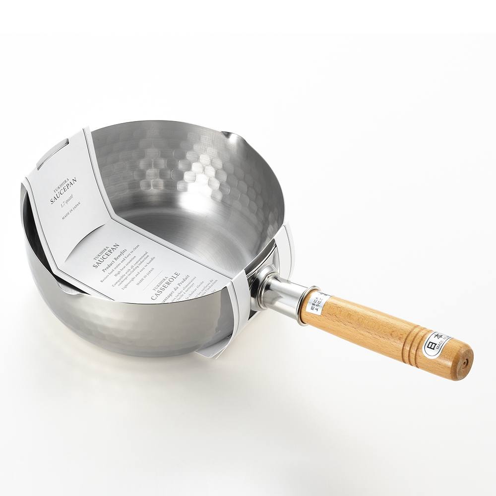 Ginkgo International Yoshikawa Yukihira 7" Chrome Stainless Steel Pot