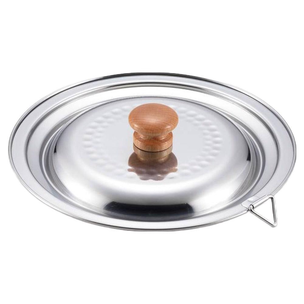 Ginkgo International Yoshikawa Yukihira 9" Chrome Stainless Steel Pot Lid