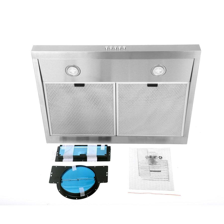 Hauslane Chef Series 30" Under Cabinet Stainless Steel Convertible Range Hood