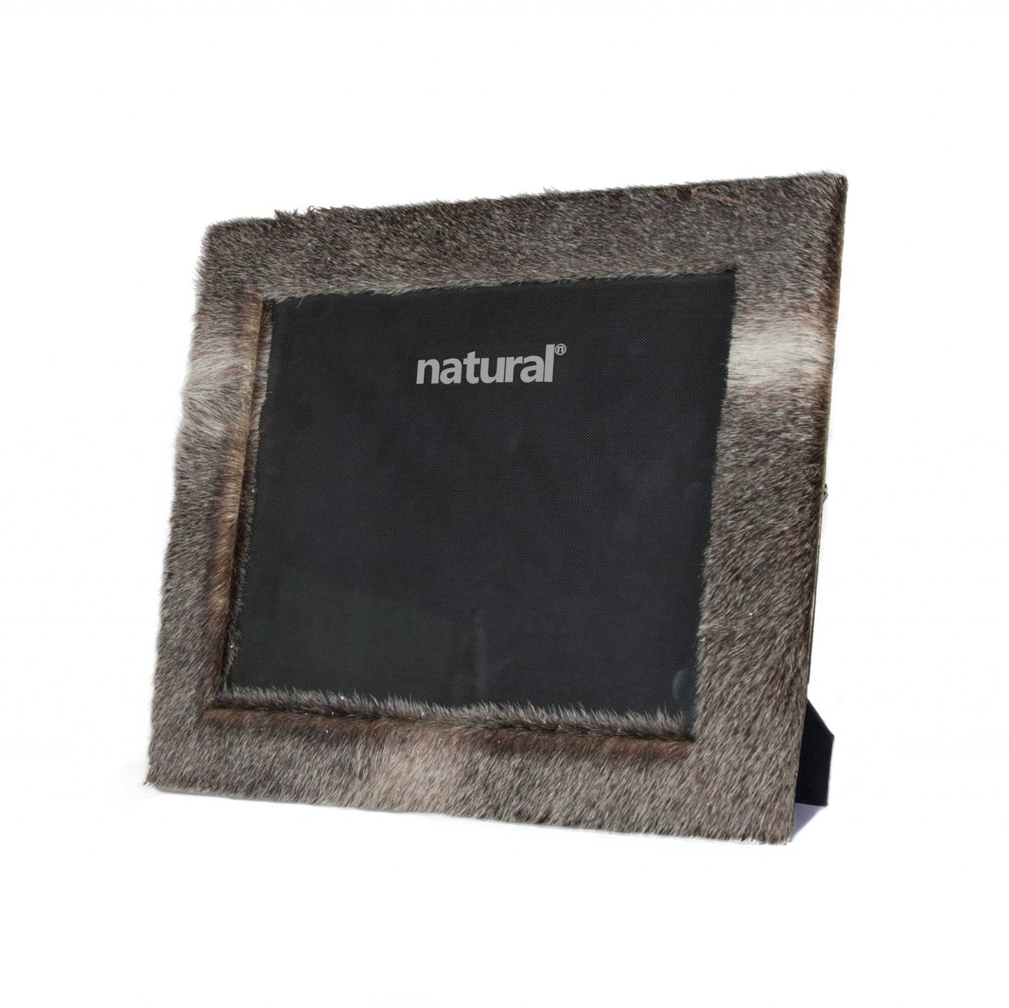 HomeRoots 11" x 13" Grey Cowhide 8" x 10" Picture Frame