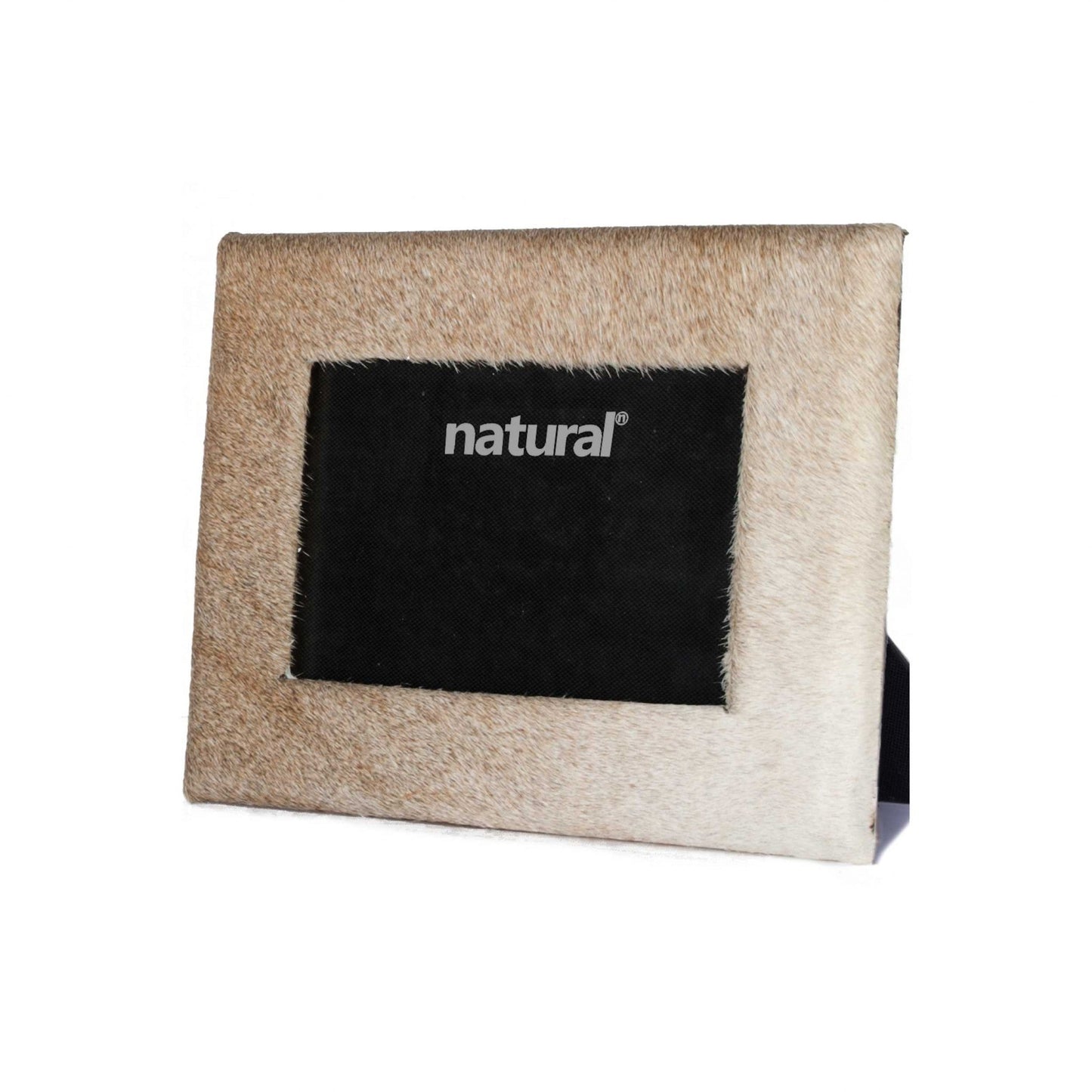 HomeRoots 11" x 13" Natural Cowhide 8" x 10" Picture Frame