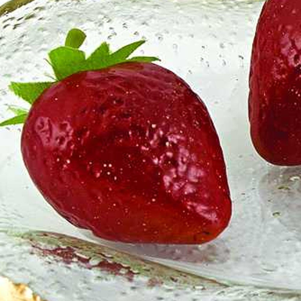 HomeRoots 14" Mouth Blown Wavy Edge Gold Leaf Platter