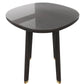 HomeRoots 17" Mod Scandi Wood End or Side Table in Black Finish