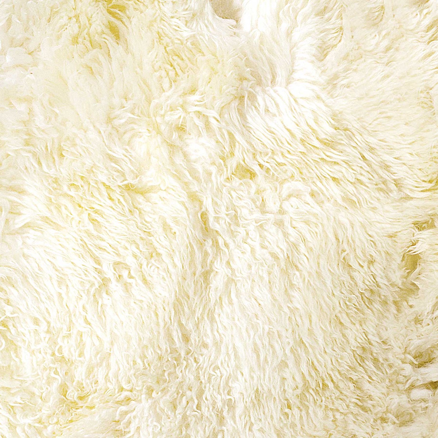 HomeRoots 2" x 3" Natural New Zealand Sheepskin Wool Area Rug