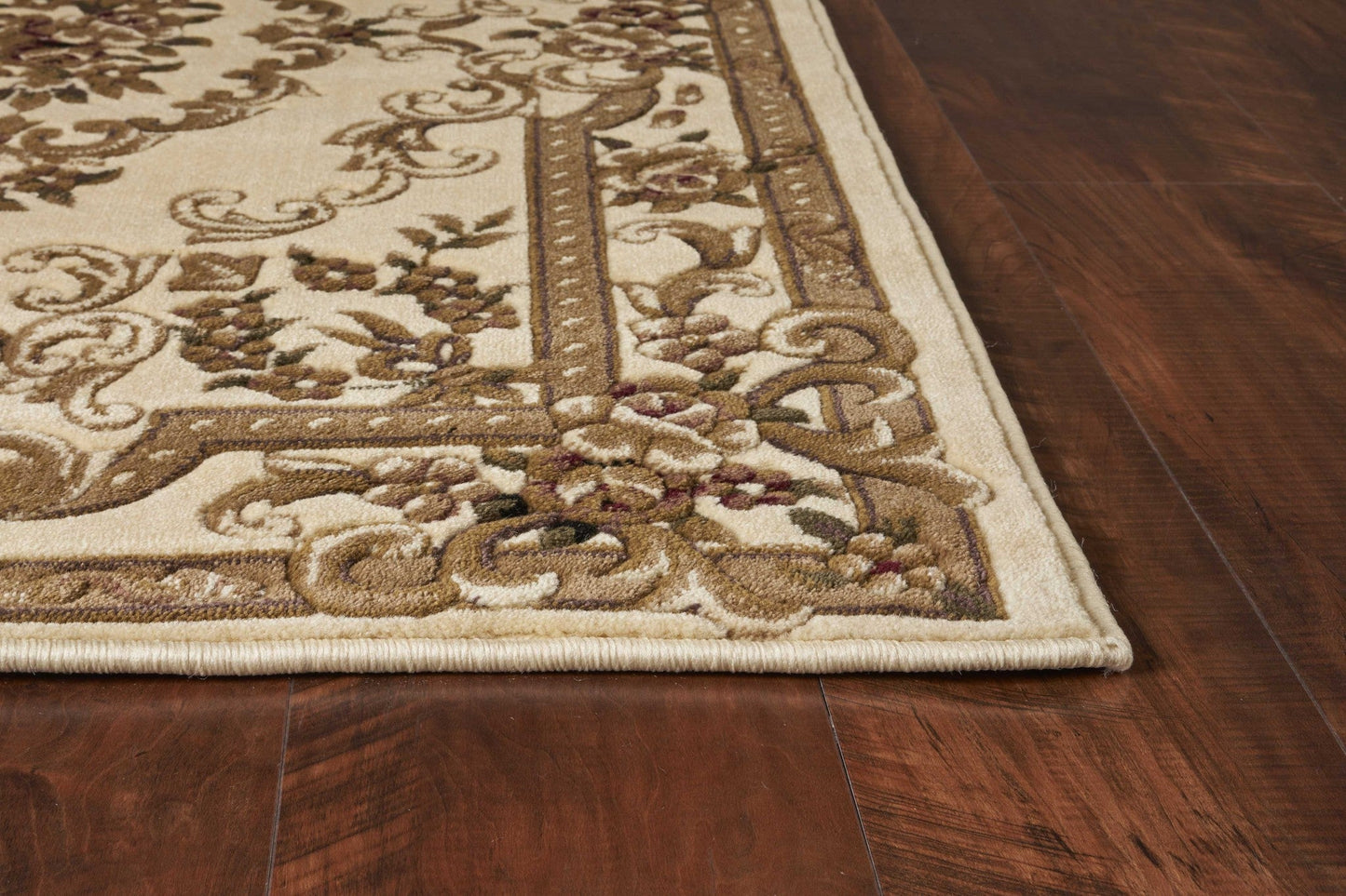 HomeRoots 2' x 3' Polypropylene Ivory Accent Rug