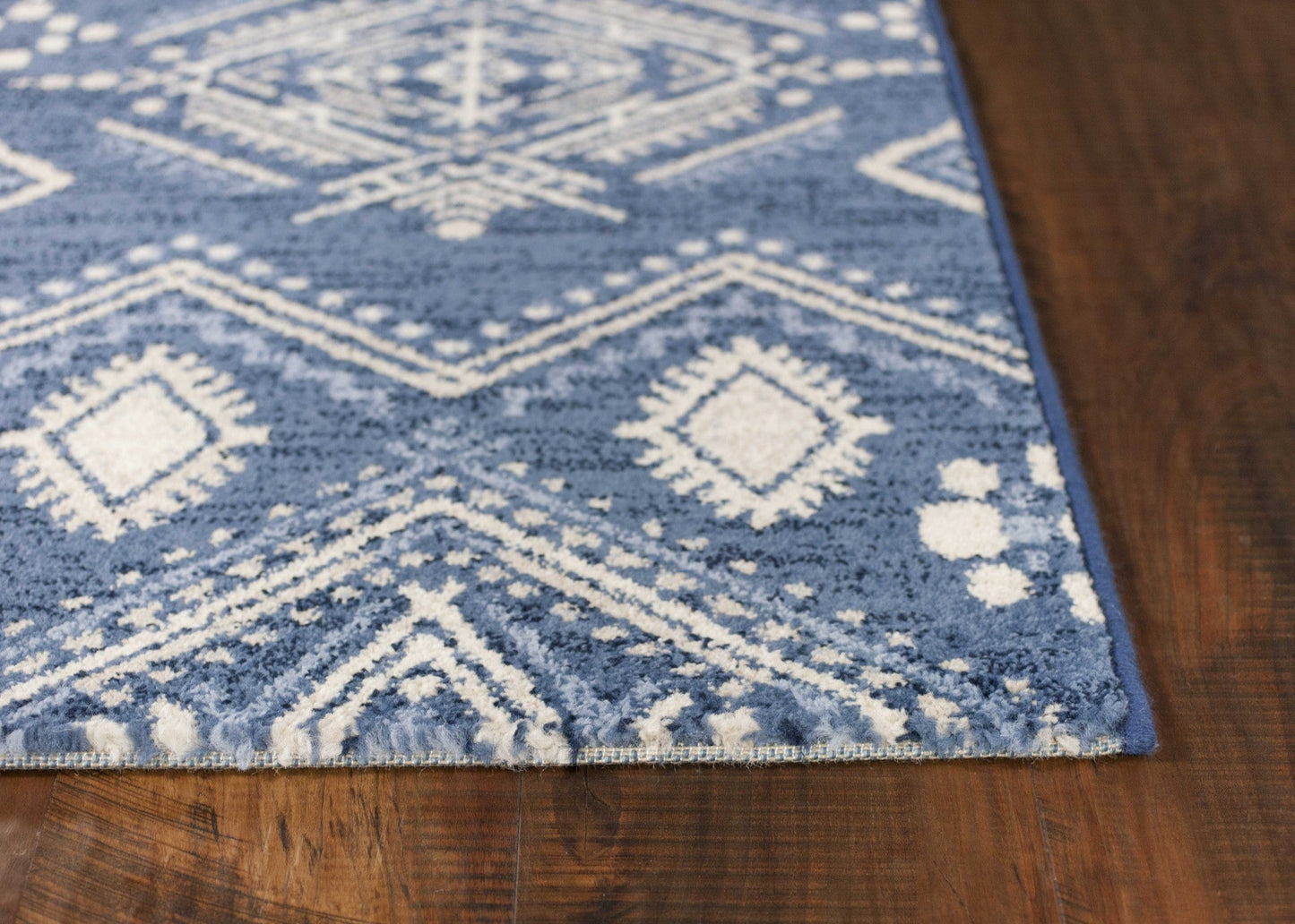 HomeRoots 2' x 4' Polypropylene Demin Area Rug