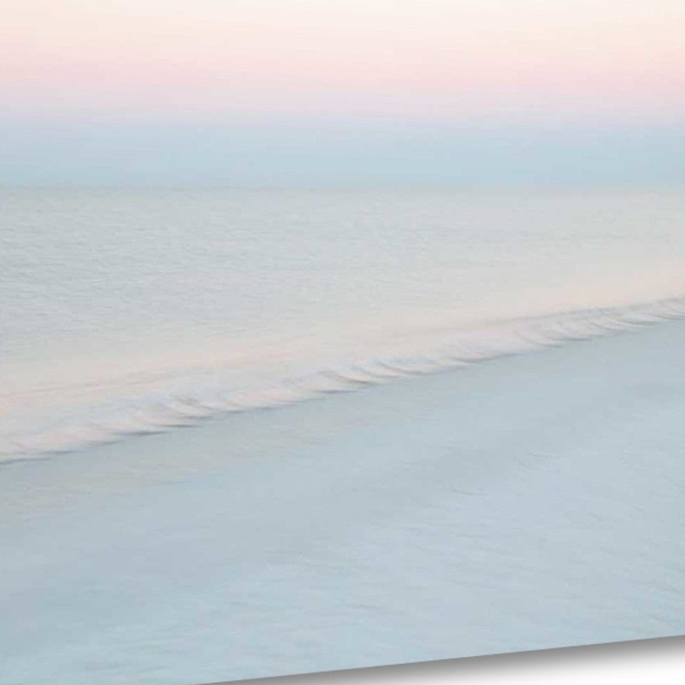 HomeRoots 22" Cotton Candy Beach Sky 1 Giclee Wrap Canvas Wall Art