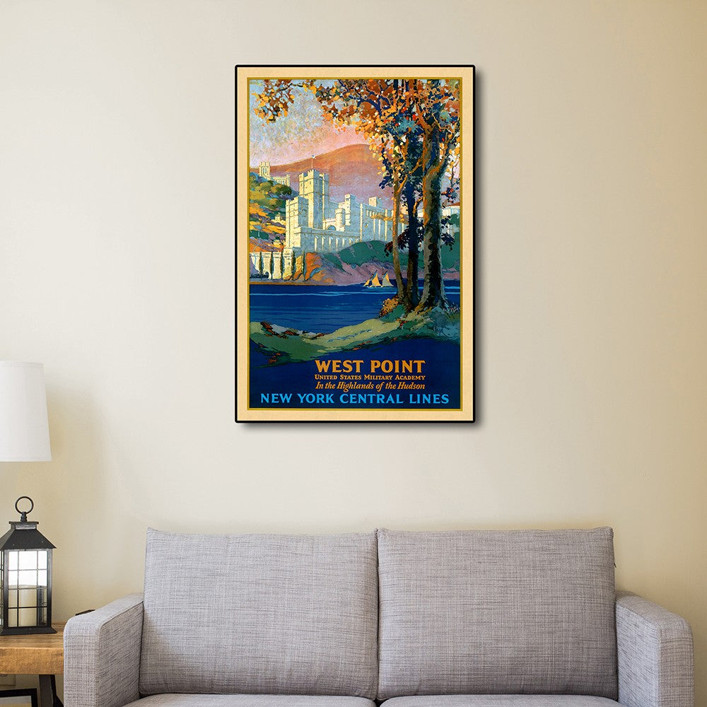HomeRoots 24" x 36" West Point New York c1920s Vintage Travel Poster Wall Art